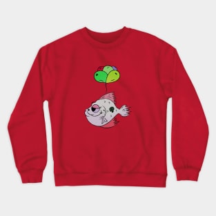 fling fish Crewneck Sweatshirt